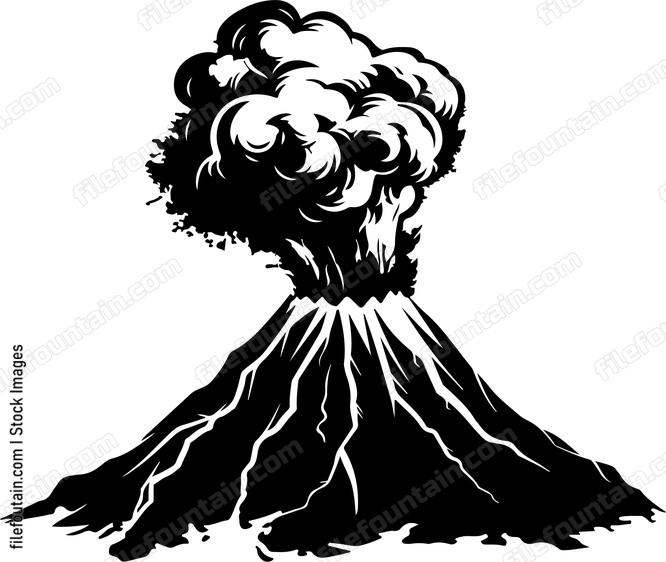 Exploding Volcano
