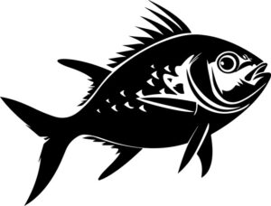 Fish silhouette