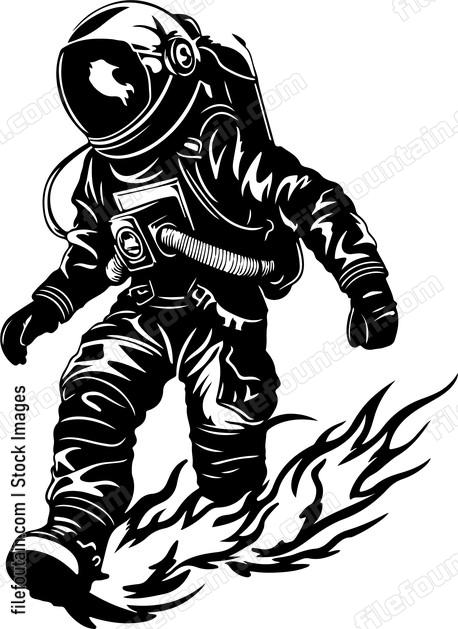 Flaming Astronaut