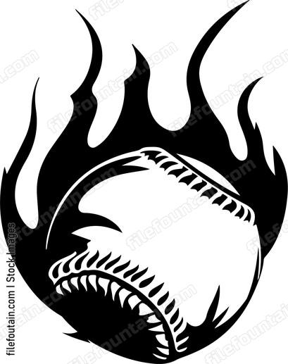 Flaming Baseball