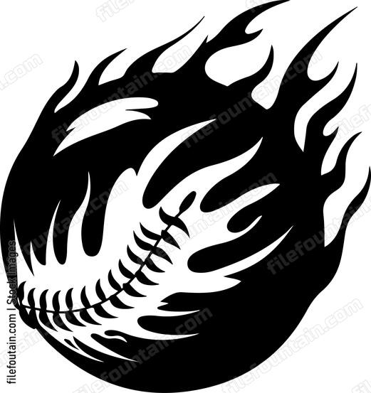 Flaming Baseball