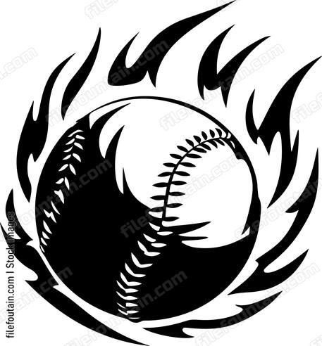 Flaming Baseball