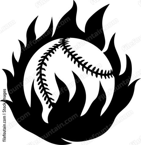 Flaming Baseball
