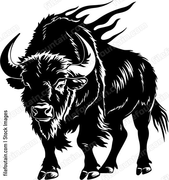 Flaming Bison