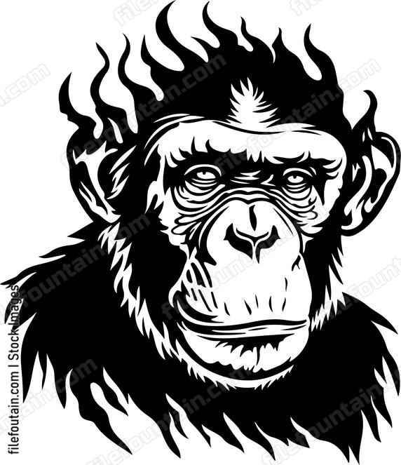 Flaming Chimpanzee
