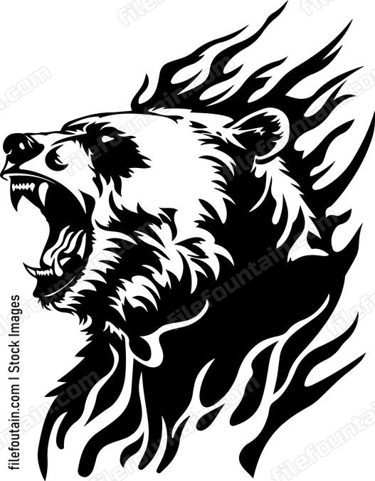 Flaming Roaring Bear