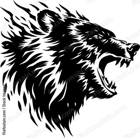 Flaming Roaring Bear