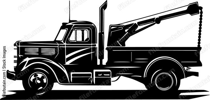 Flatbed Tow Truck