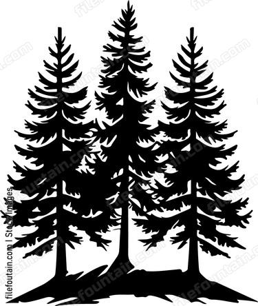 Forest Tree Row