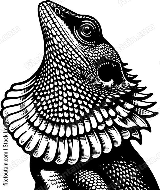 Frilled Neck Lizard