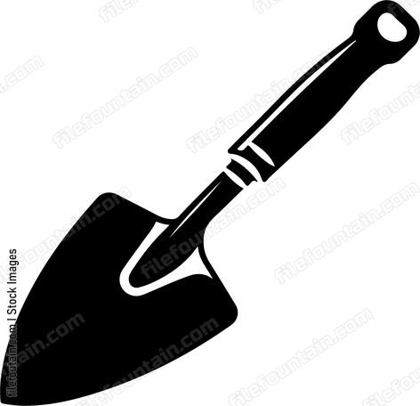 Gardening Trowel Black
