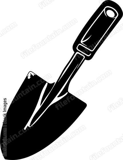 Gardening Trowel Black