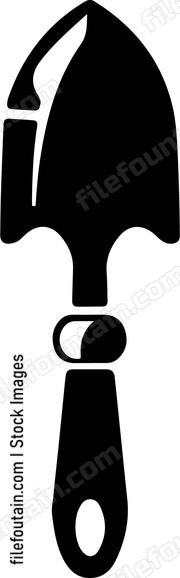 Gardening Trowel Black