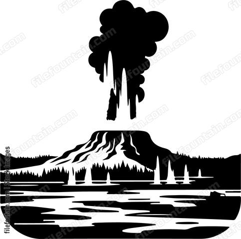 Geyser Landscape