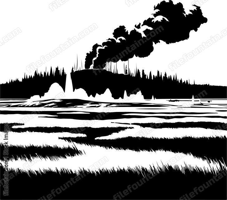 Geyser Landscape
