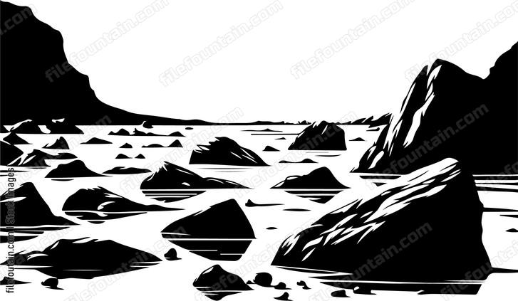 Glacial Erratic Landscape