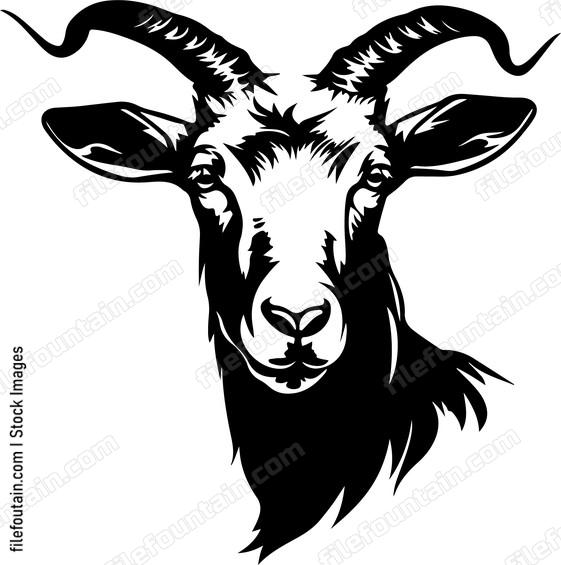Goat head silhouette