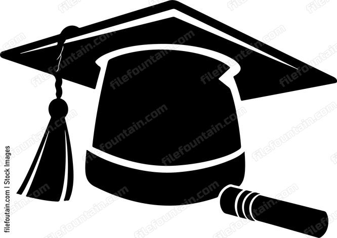 Graduaction Hat With Diploma