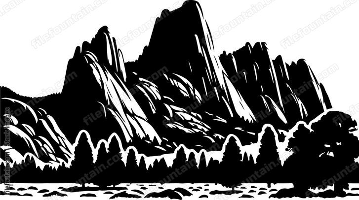 Granite Formation Landscape