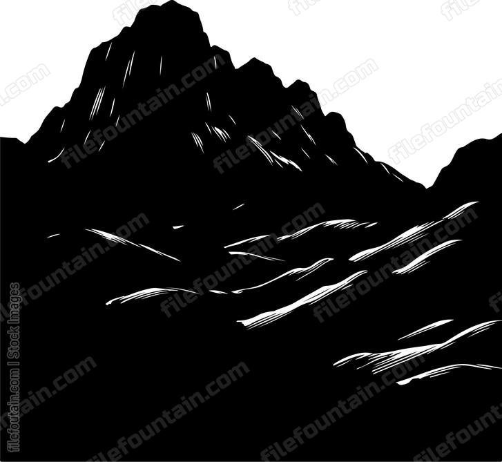 Granitic Mountain Landscape