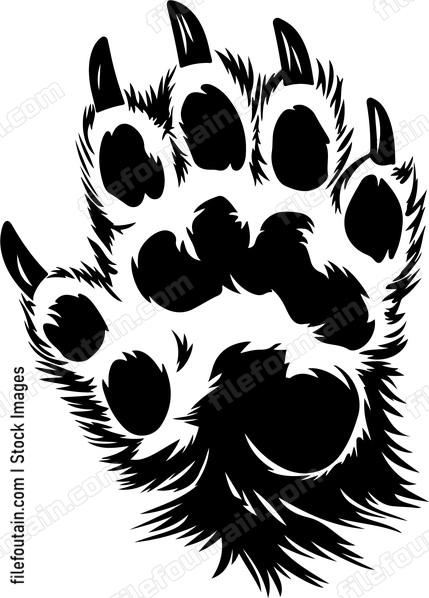 Grizzly Back Paw