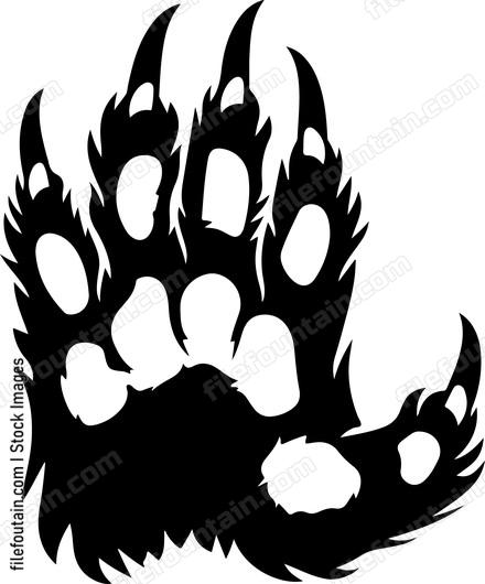 Grizzly Back Paws