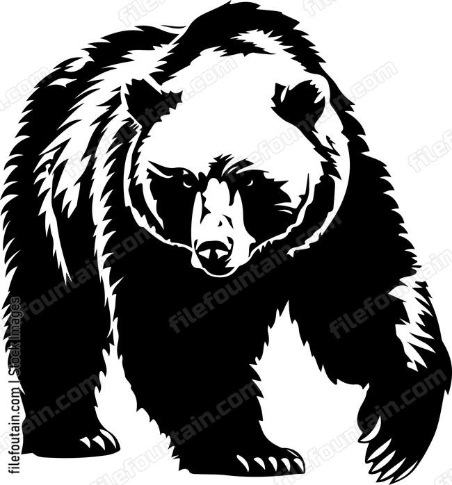 Grizzly Bear Front Body