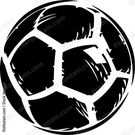 Grunge soccer ball