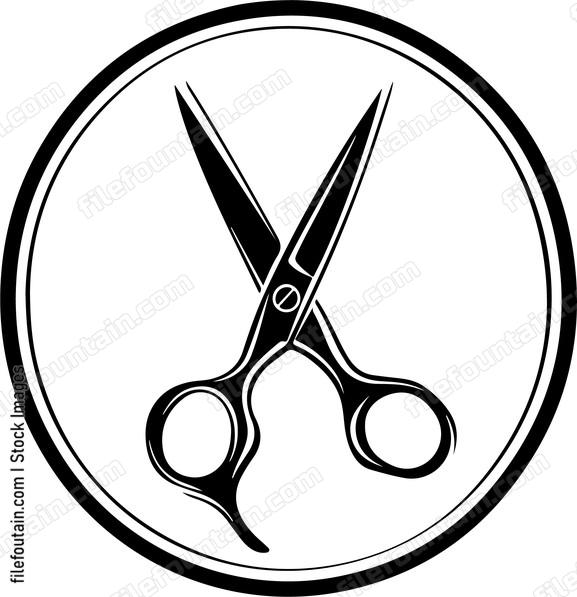 Hair cutting scissors