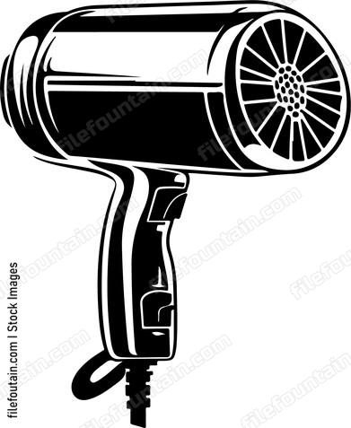 Hair dryer or blow dryer