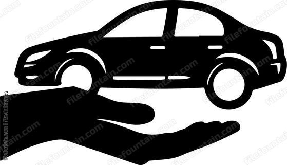 Hand Holding Car