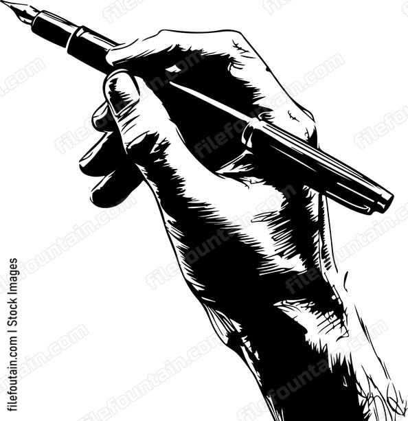 Hand Holding Pen