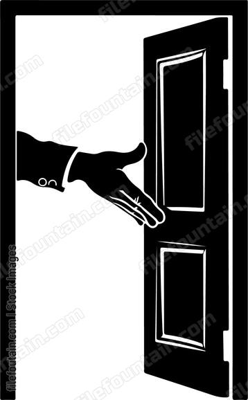 Hand Open Door