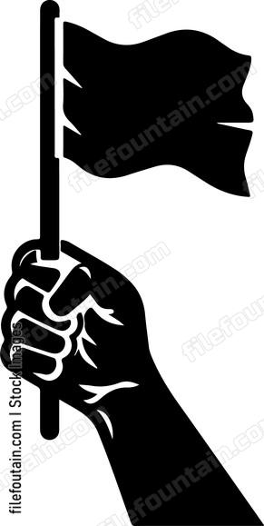 Hand With Flag