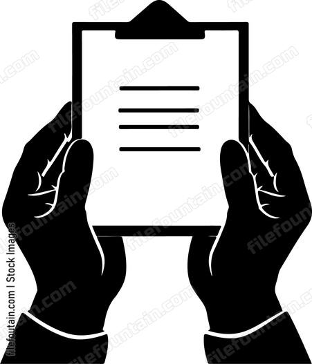 Hands Holding Papers
