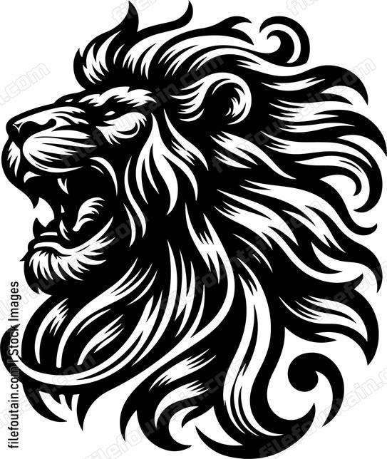 Heraldic Lion q