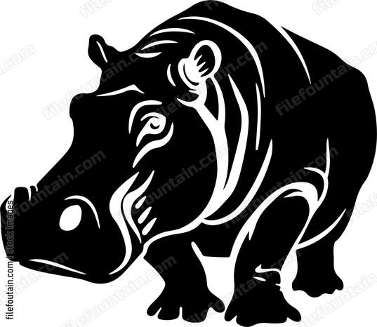 Hippo Mascot