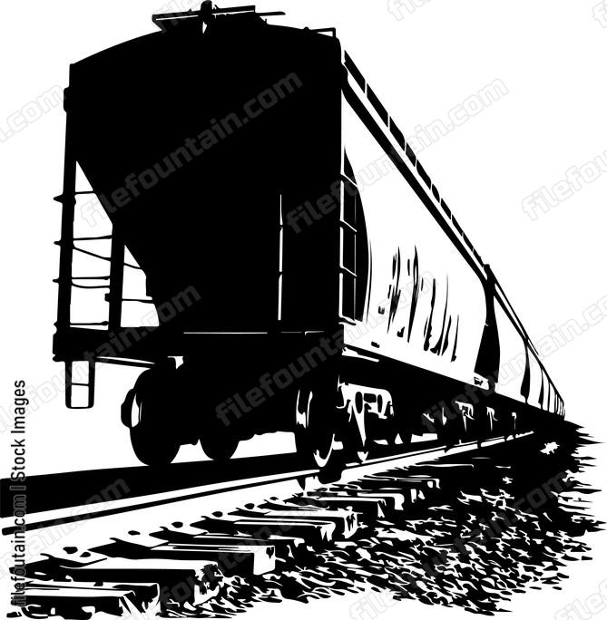 Hopper Car From Train