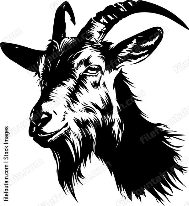 horned goat