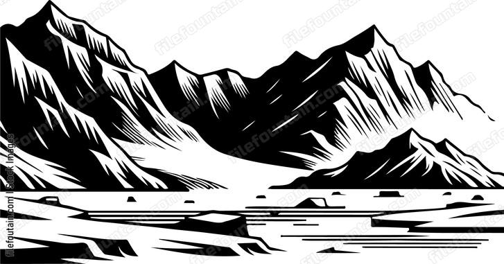 Ice Cap Landscape