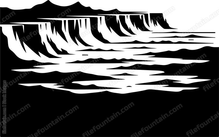 Ice Shelf Landscape