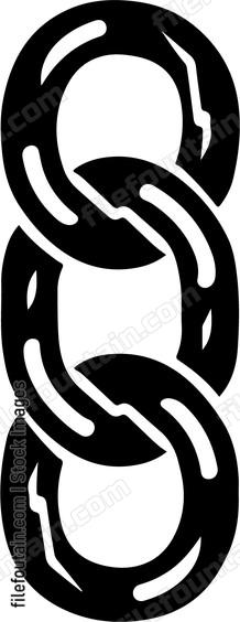 Interlocking circles chain