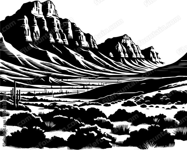 Karoo Formation Landscape