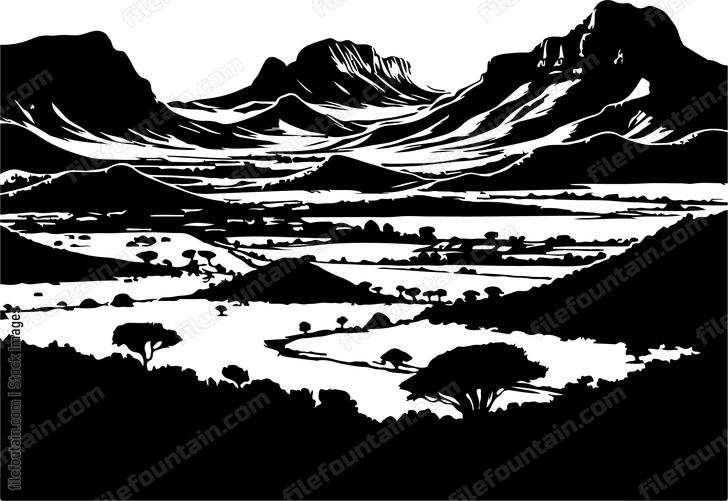 Karoo Formation Landscape
