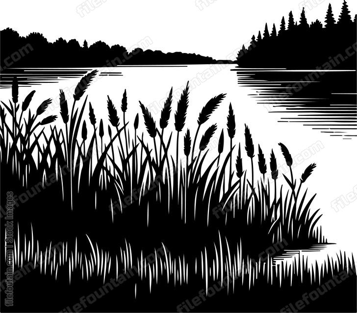 Lakexatxnightxwithxthexgentlexrustlexofxreedsxandxrushesxalongxthexshorelinex