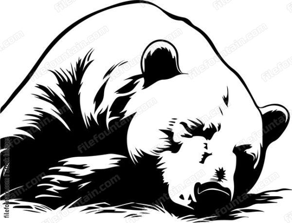 Lazy Polar Bear