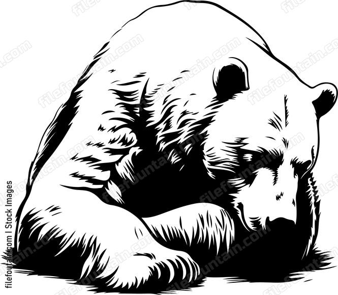 Lazy Polar Bear