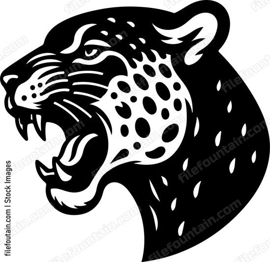 Leopard showcasing its powerful jaws and sharp teeth