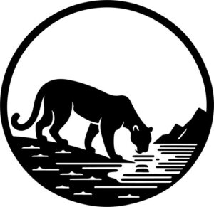 Leopard stealthily approaching a water source for a drink