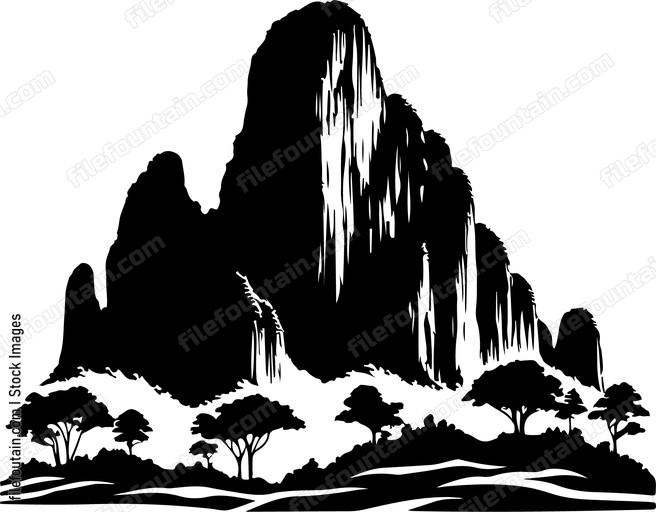 Limestone Formation Landscape